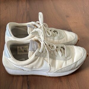 Nike Cream and White Sneakers